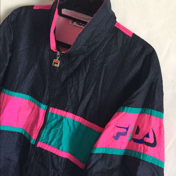 fila colorblock windbreaker